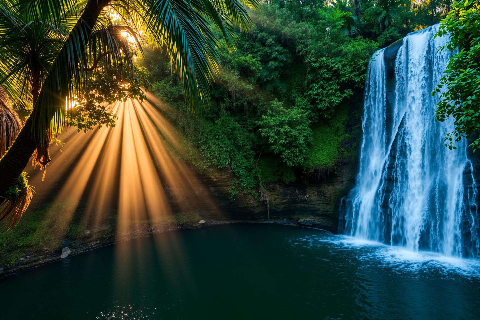 Cachoeira na natureza
